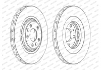 Brake Disc PREMIER DDF1727C Ferodo