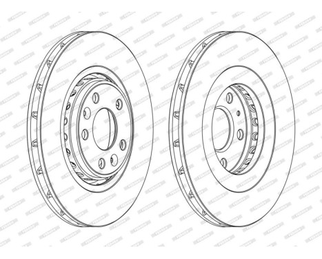 Brake Disc PREMIER DDF1727C Ferodo