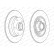 Brake Disc PREMIER DDF1730-1 Ferodo, Thumbnail 2