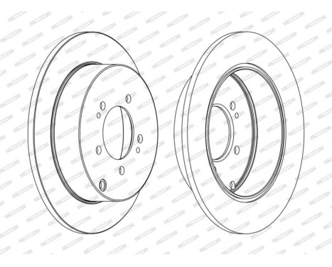 Brake Disc PREMIER DDF1737C Ferodo
