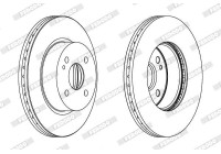 Brake Disc PREMIER DDF1738C Ferodo