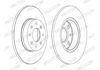 Brake Disc PREMIER DDF1741C Ferodo