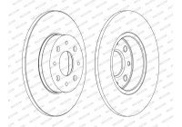 Brake Disc PREMIER DDF1741C Ferodo