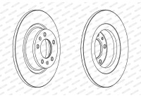 Brake Disc PREMIER DDF1744 Ferodo