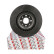 Brake Disc PREMIER DDF1745 Ferodo, Thumbnail 3
