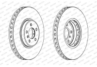 Brake Disc PREMIER DDF1746C-1 Ferodo