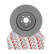 Brake Disc PREMIER DDF1748C-1 Ferodo, Thumbnail 3