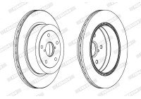 Brake Disc PREMIER DDF1751C-1 Ferodo