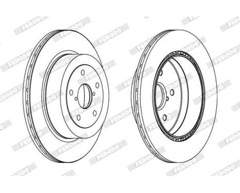 Brake Disc PREMIER DDF1751C-1 Ferodo