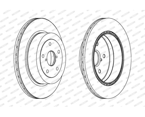 Brake Disc PREMIER DDF1751C-1 Ferodo