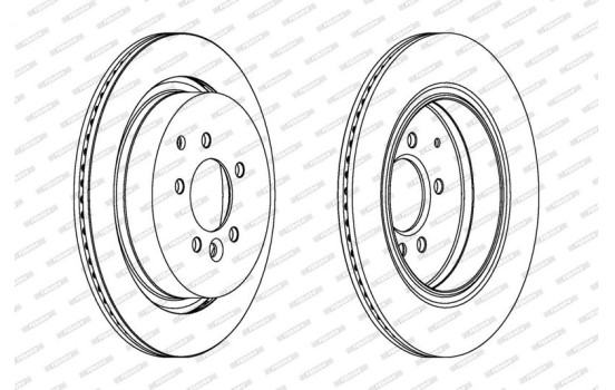 Brake Disc PREMIER DDF1752 Ferodo, Image 2