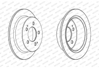 Brake Disc PREMIER DDF1753C Ferodo