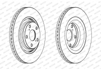 Brake Disc PREMIER DDF1754C Ferodo