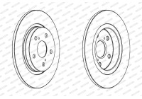 Brake Disc PREMIER DDF1755 Ferodo