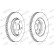 Brake Disc PREMIER DDF1756 Ferodo, Thumbnail 2