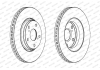 Brake Disc PREMIER DDF1756C Ferodo
