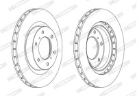 Brake Disc PREMIER DDF1757C Ferodo