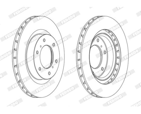 Brake Disc PREMIER DDF1757C Ferodo