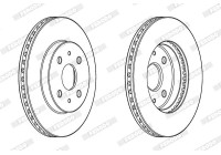 Brake Disc PREMIER DDF1758C Ferodo