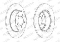 Brake Disc PREMIER DDF1763C Ferodo