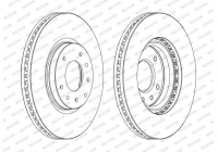Brake Disc PREMIER DDF1768C Ferodo