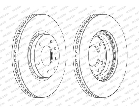 Brake Disc PREMIER DDF1768C Ferodo