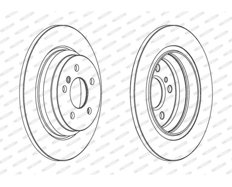 Brake Disc PREMIER DDF1770C Ferodo, Image 2