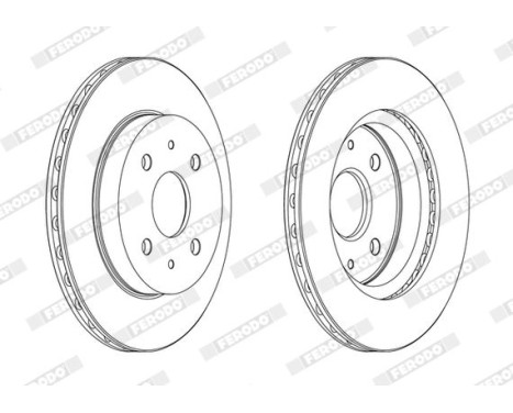 Brake Disc PREMIER DDF1774C Ferodo