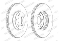 Brake Disc PREMIER DDF1775C Ferodo