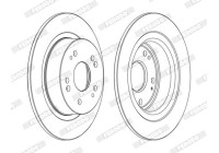 Brake Disc PREMIER DDF1776C Ferodo