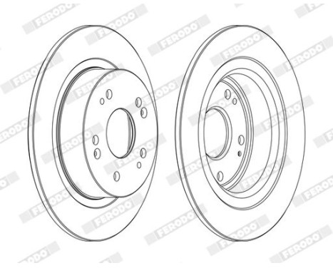Brake Disc PREMIER DDF1776C Ferodo