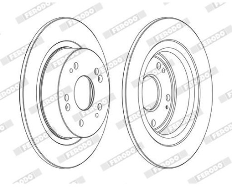 Brake Disc PREMIER DDF1776C Ferodo