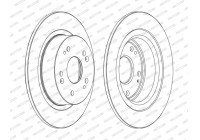 Brake Disc PREMIER DDF1776C Ferodo