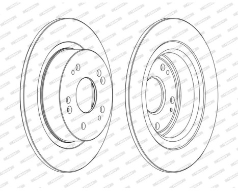 Brake Disc PREMIER DDF1776C Ferodo