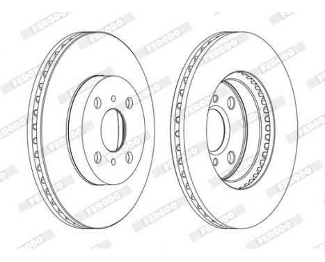 Brake Disc PREMIER DDF1779C Ferodo