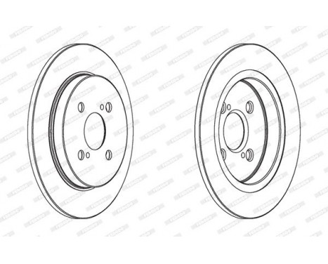 Brake Disc PREMIER DDF1781C Ferodo