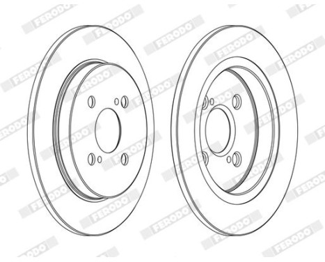 Brake Disc PREMIER DDF1781C Ferodo, Image 2