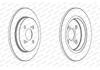 Brake Disc PREMIER DDF1781C Ferodo