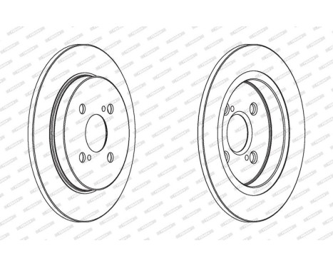 Brake Disc PREMIER DDF1781C Ferodo