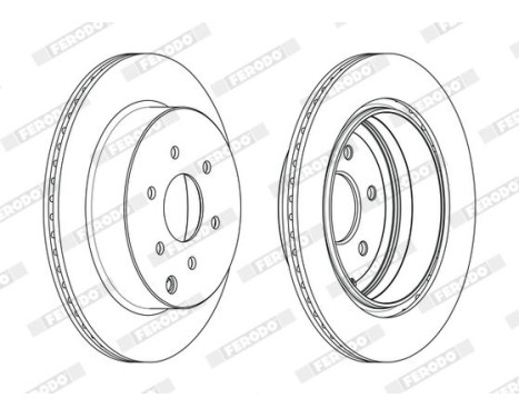 Brake Disc PREMIER DDF1785C Ferodo, Image 2