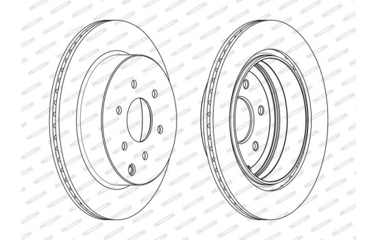 Brake Disc PREMIER DDF1785C Ferodo, Image 2