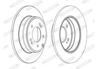Brake Disc PREMIER DDF1787C Ferodo