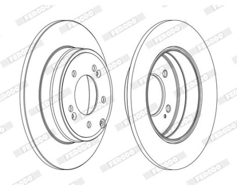 Brake Disc PREMIER DDF1787C Ferodo
