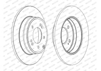 Brake Disc PREMIER DDF1787C Ferodo