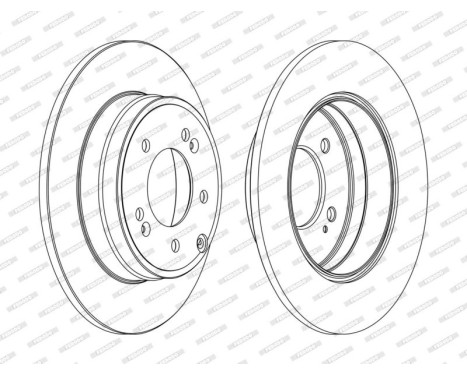 Brake Disc PREMIER DDF1787C Ferodo