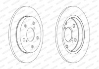 Brake Disc PREMIER DDF1788C Ferodo