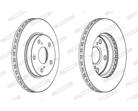 Brake Disc PREMIER DDF1789C Ferodo