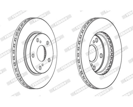 Brake Disc PREMIER DDF1789C Ferodo