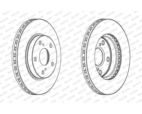 Brake Disc PREMIER DDF1789C Ferodo