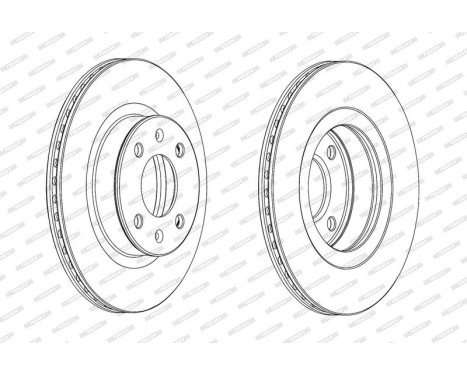 Brake Disc PREMIER DDF1792C Ferodo, Image 2